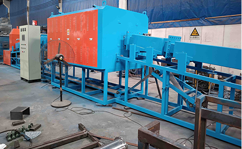 Newly continuous bright stainless steel annealing heat treatment furnace for stamping parts